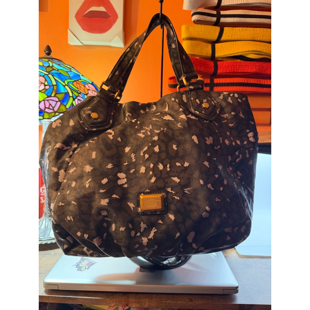 Marc Jacobs leopard print tote bag